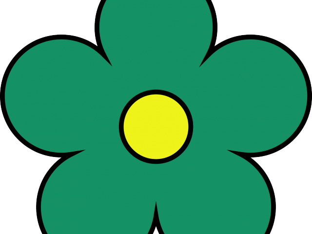 Outside Clipart Flower - Cute Clipart Yellow Flower - Png Download (640x480), Png Download