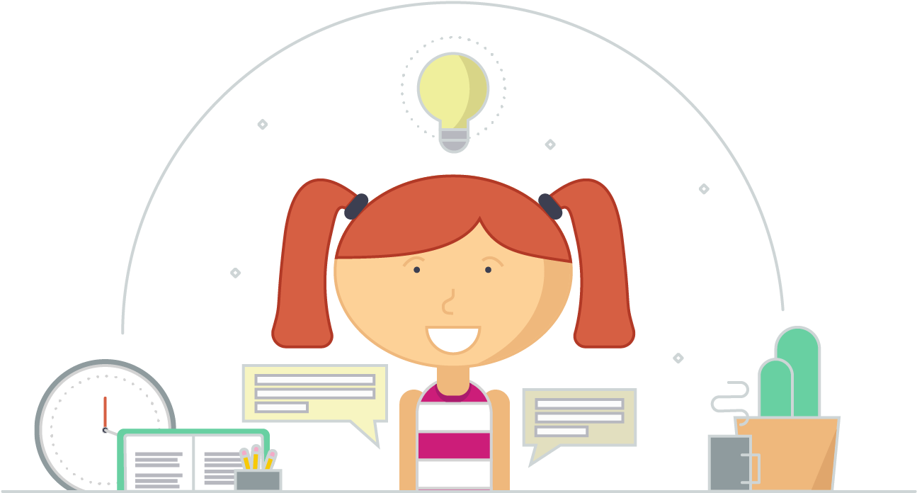 Happy Kids - - Cartoon Clipart (1294x733), Png Download