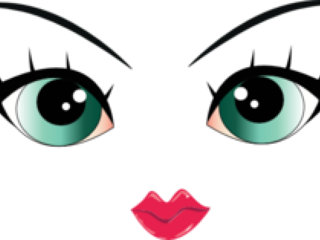 Girl Eyes Clipart - Png Download (640x480), Png Download