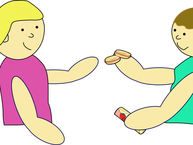 Snack Clipart Kids Sharing - Share Icon - Png Download (640x480), Png Download