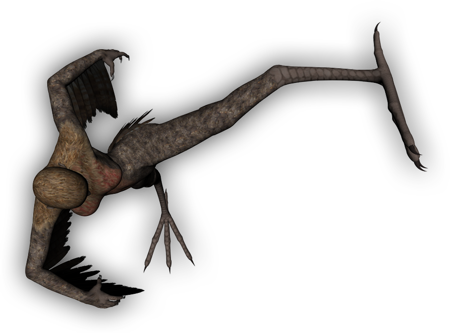 Harpy Dig-2 - - Dundjinni Harpy Clipart (900x669), Png Download