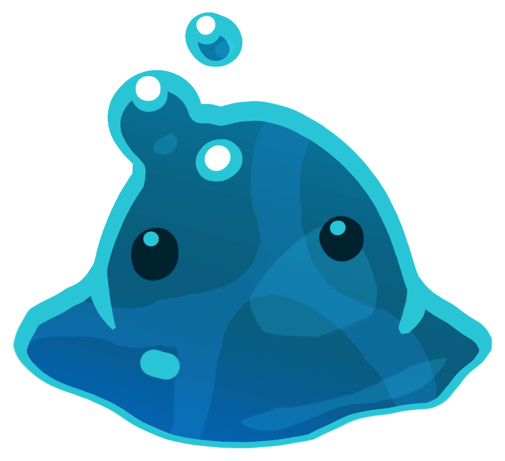 Found In Pools And Shallow Water Everywhere, Except - Slimes From Slime Rancher Clipart (972x888), Png Download