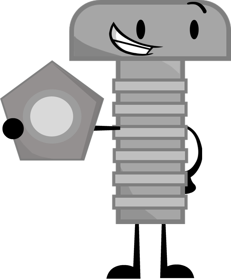 Nuts Clipart Bolt - Bolt - Png Download (760x921), Png Download