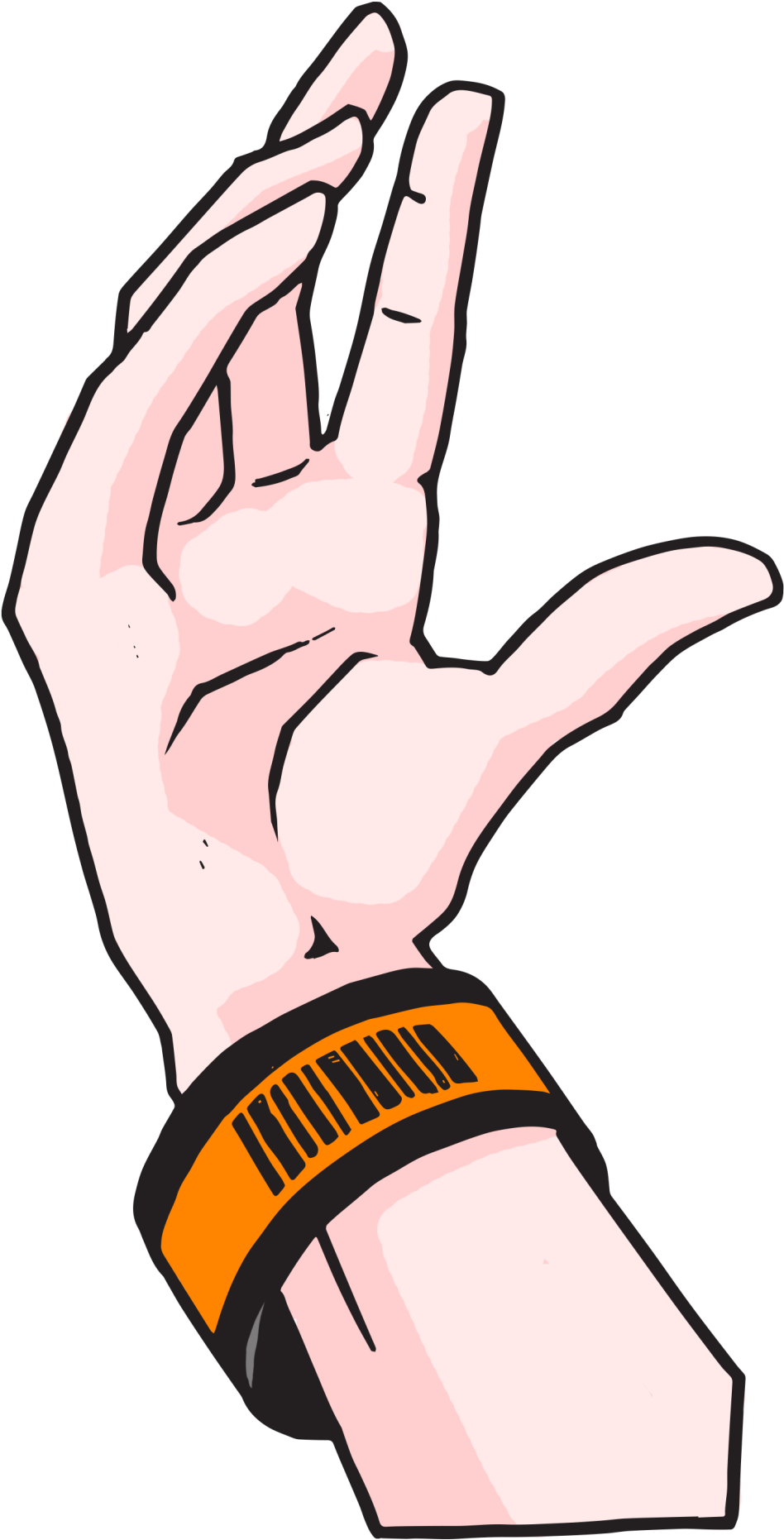 Wristbands Behind Bars Coconino - Prison Clipart (1065x1944), Png Download