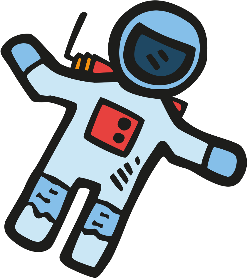 Astronaut Clipart Pdf - Astronaut Icon Png Transparent Png (1024x1024), Png Download