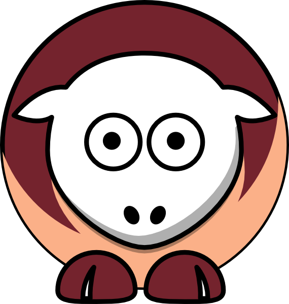 Sheep - - Cal State Fullerton Titans Clipart (570x598), Png Download