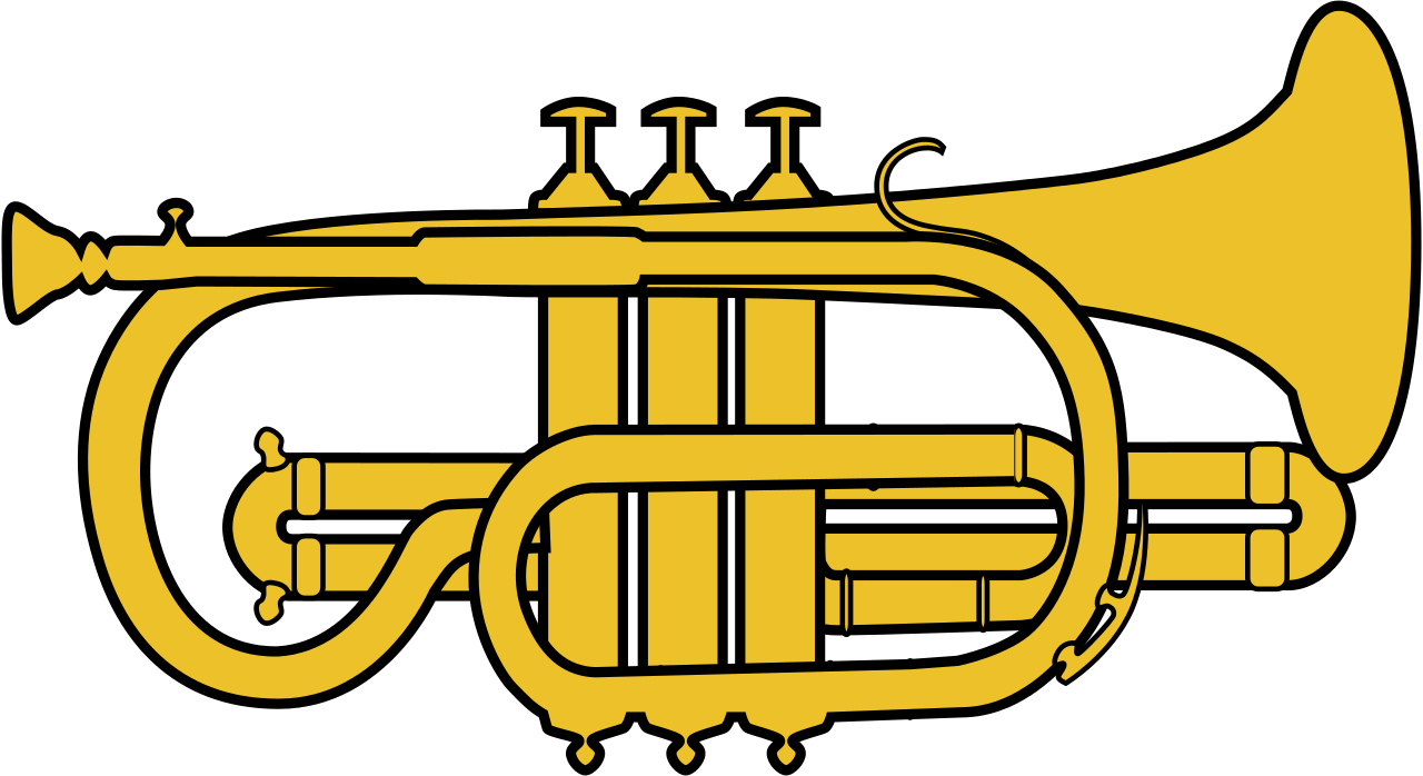 Cornet À Pistons - Clip Art Cornet - Png Download (1280x698), Png Download