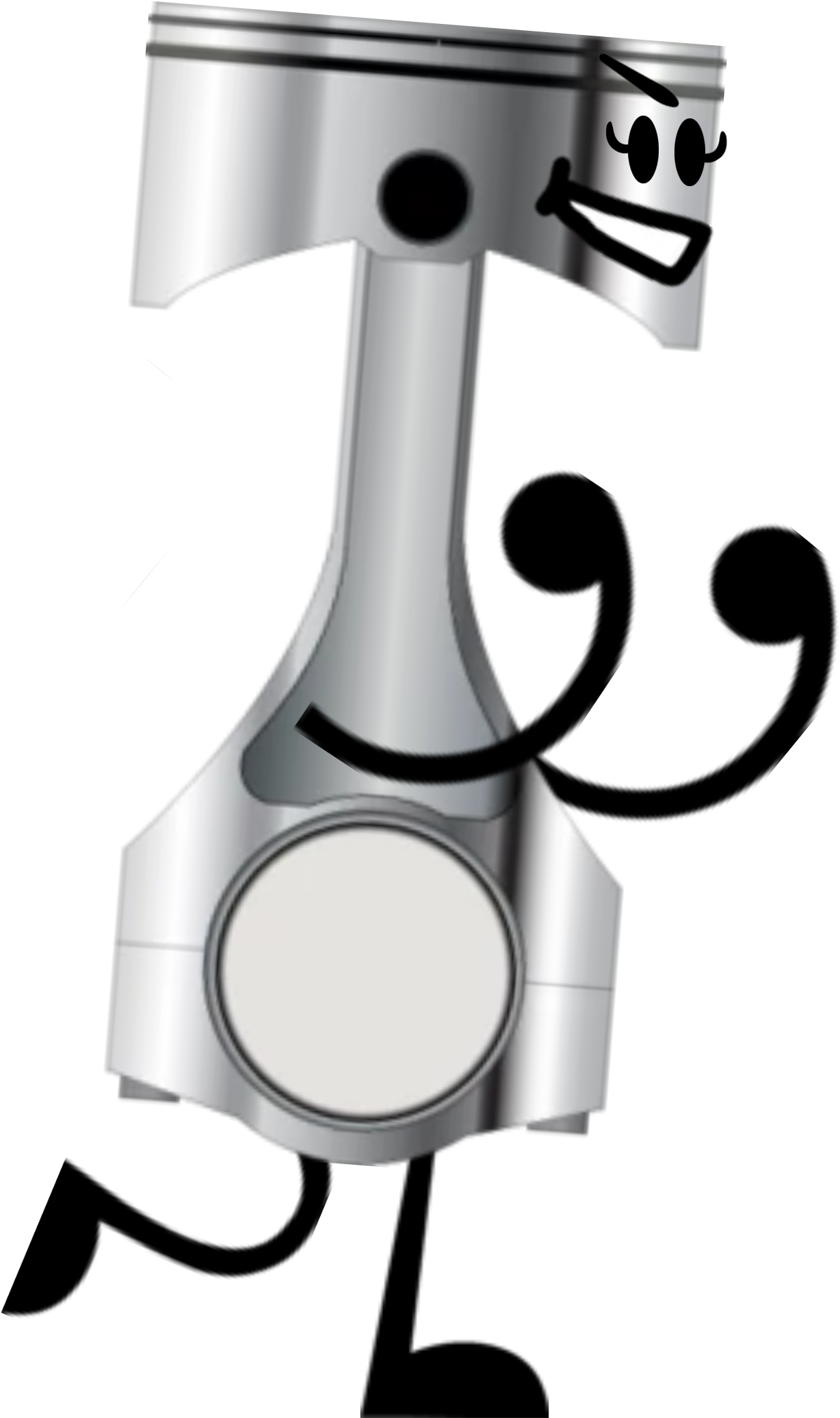 Piston - Bfdi Pistons Clipart (1260x2154), Png Download