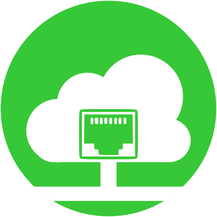 Ethernet Cloud Computing Computer Network Computer - Cloud Computing Green Light Icon Transparent Background Clipart (750x750), Png Download