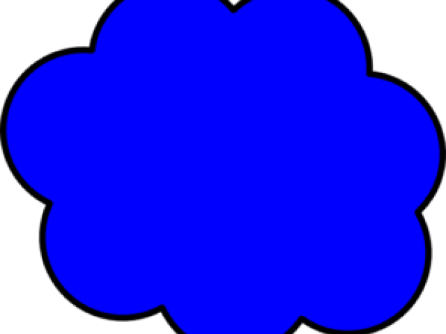 Clouds Clipart Dark Blue - Png Download (640x480), Png Download