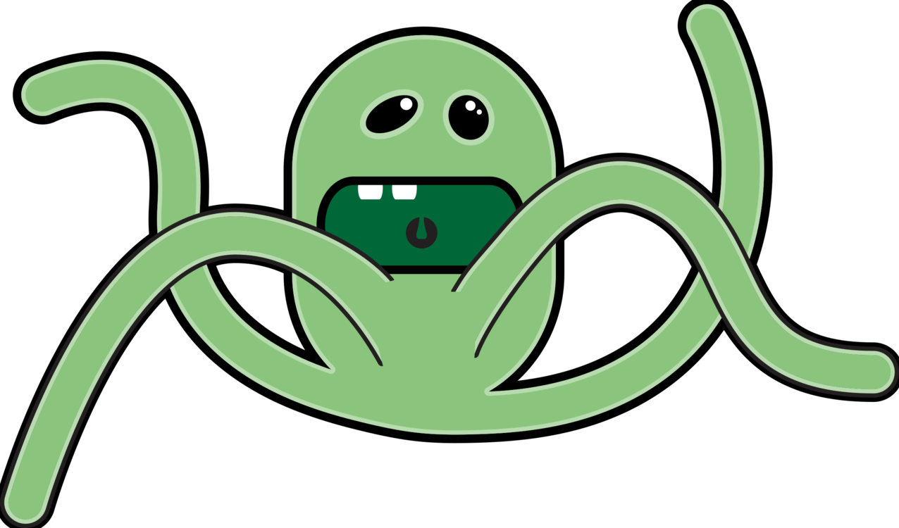 Onlinelabels Clip Art - Scary Monster Clip Art - Png Download (1000x588), Png Download