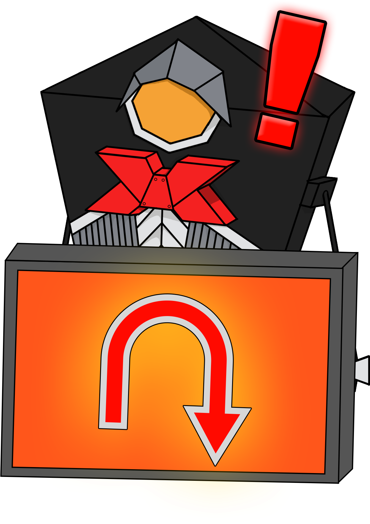 Our Adorable In Game Robot Mascot With Tuxedo And Bow Clipart (1500x2096), Png Download