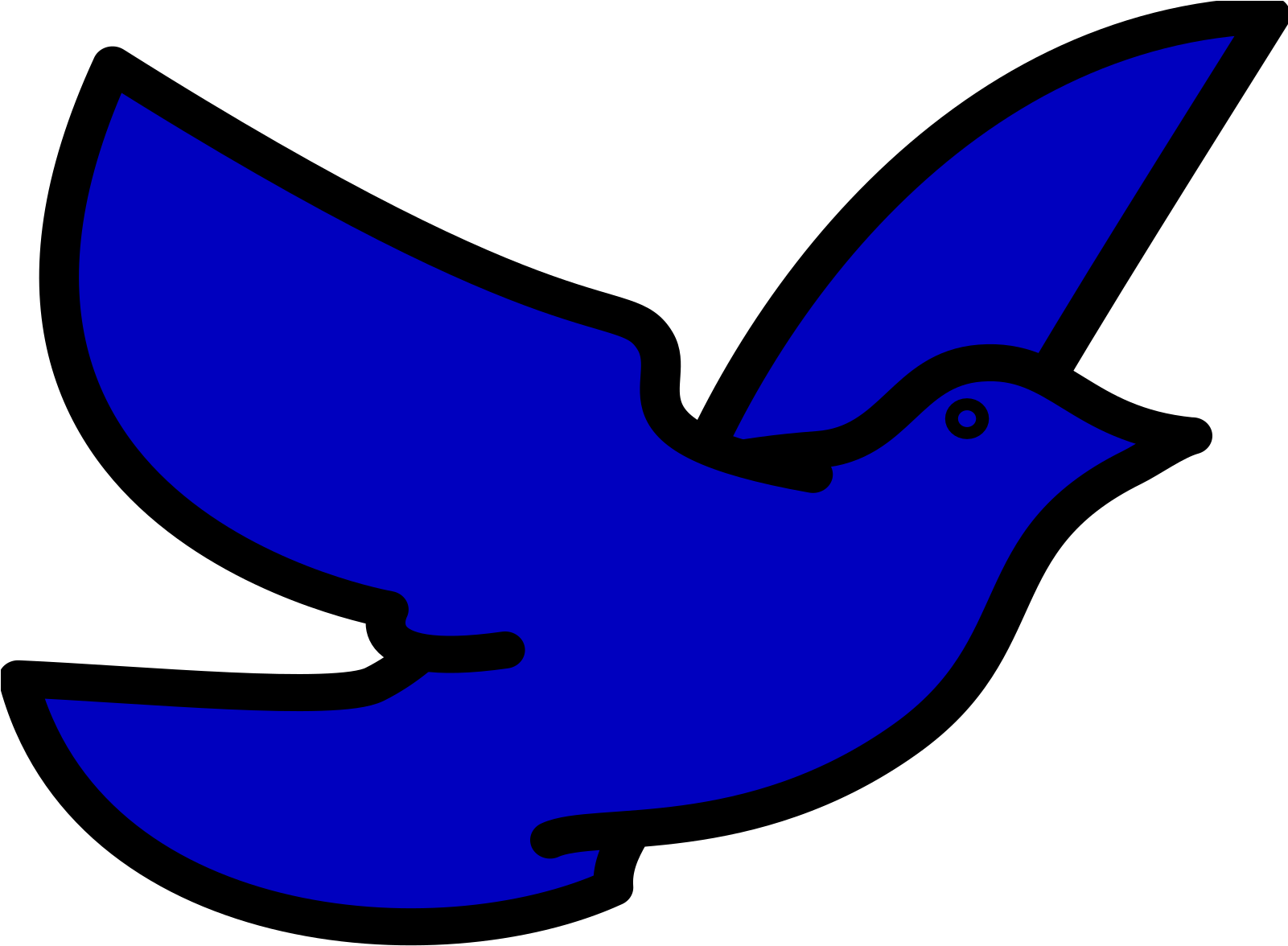 Bluebird Clipart Flying Blue - Birds Clip Art Gif - Png Download (640x480), Png Download