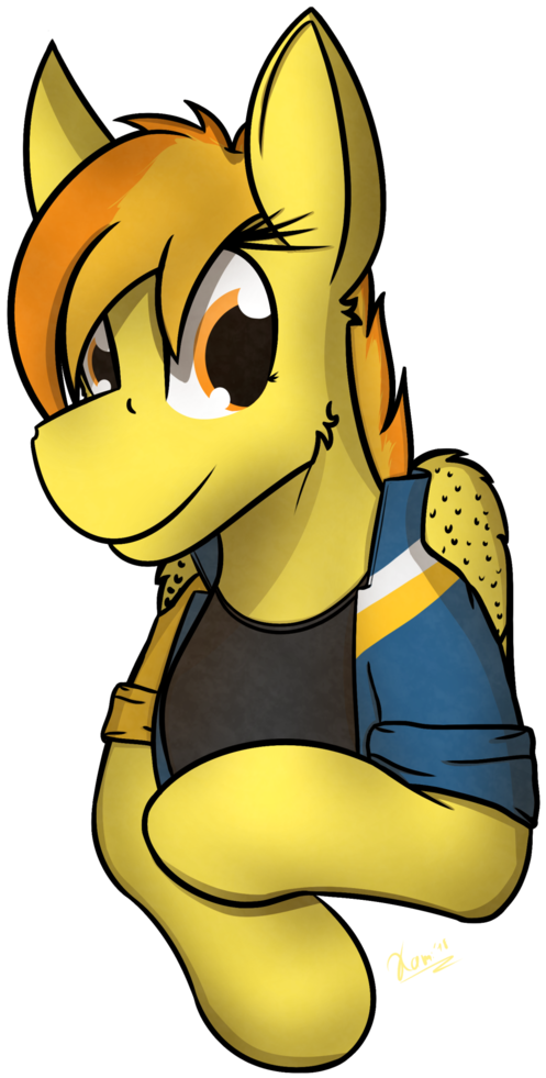 Kamithepony, Background Pony, Brushed Mane, Bust, Clothes, - Cartoon Clipart (589x1024), Png Download