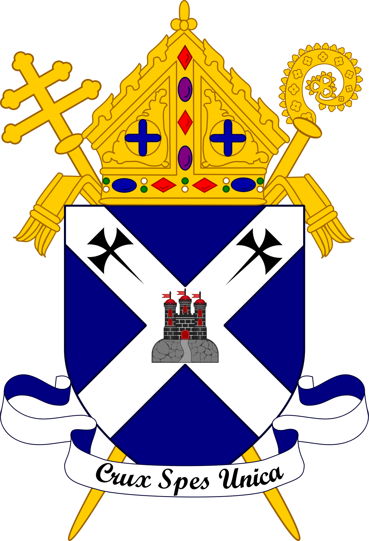 Roman Catholic Coat Of Arms Clipart (1200x1760), Png Download