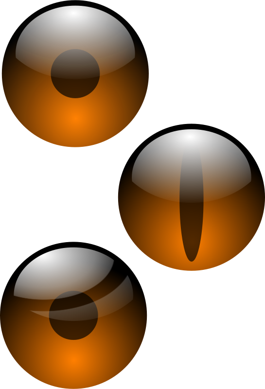 Free Three Eyes - Clip Art - Png Download (545x800), Png Download