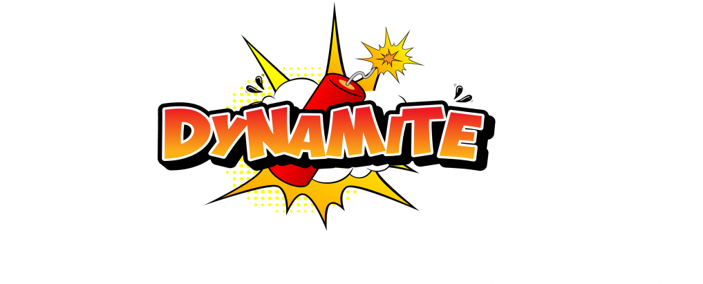 Dynamitebannercontact - Dynamite Clipart (1024x471), Png Download