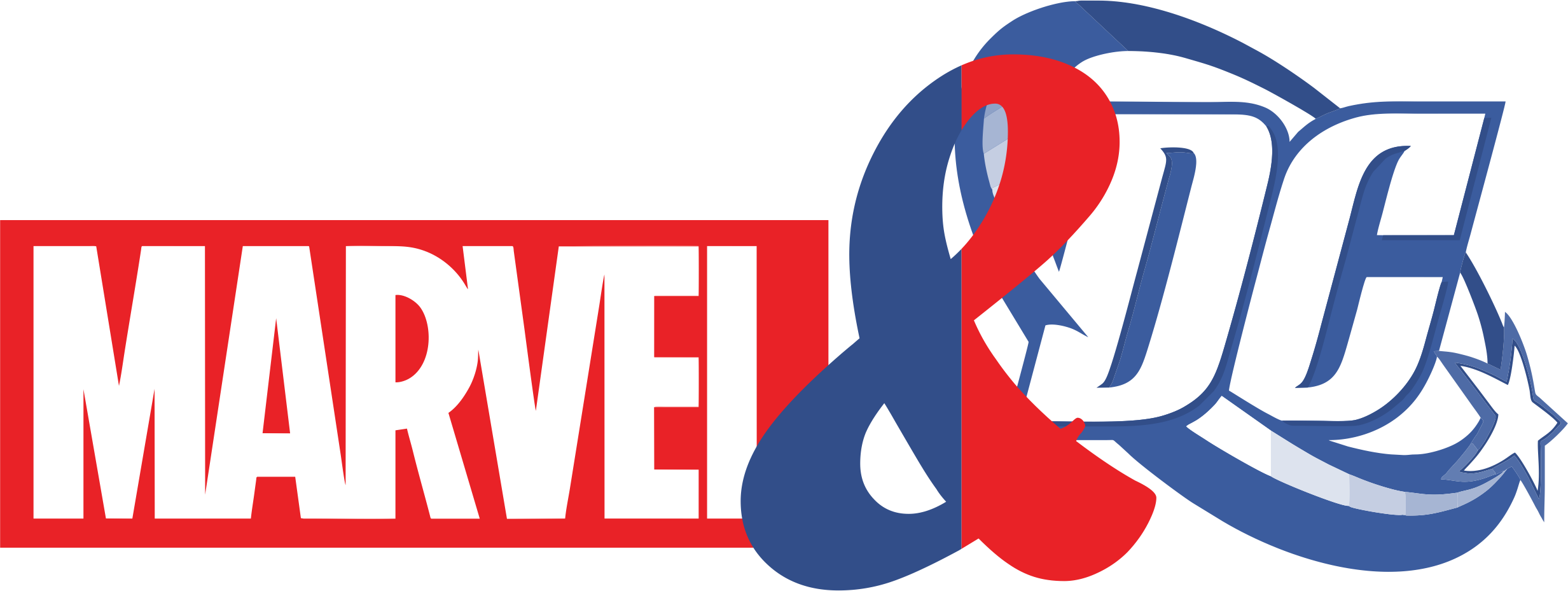 Abc Disney Marvel Clipart (2465x929), Png Download