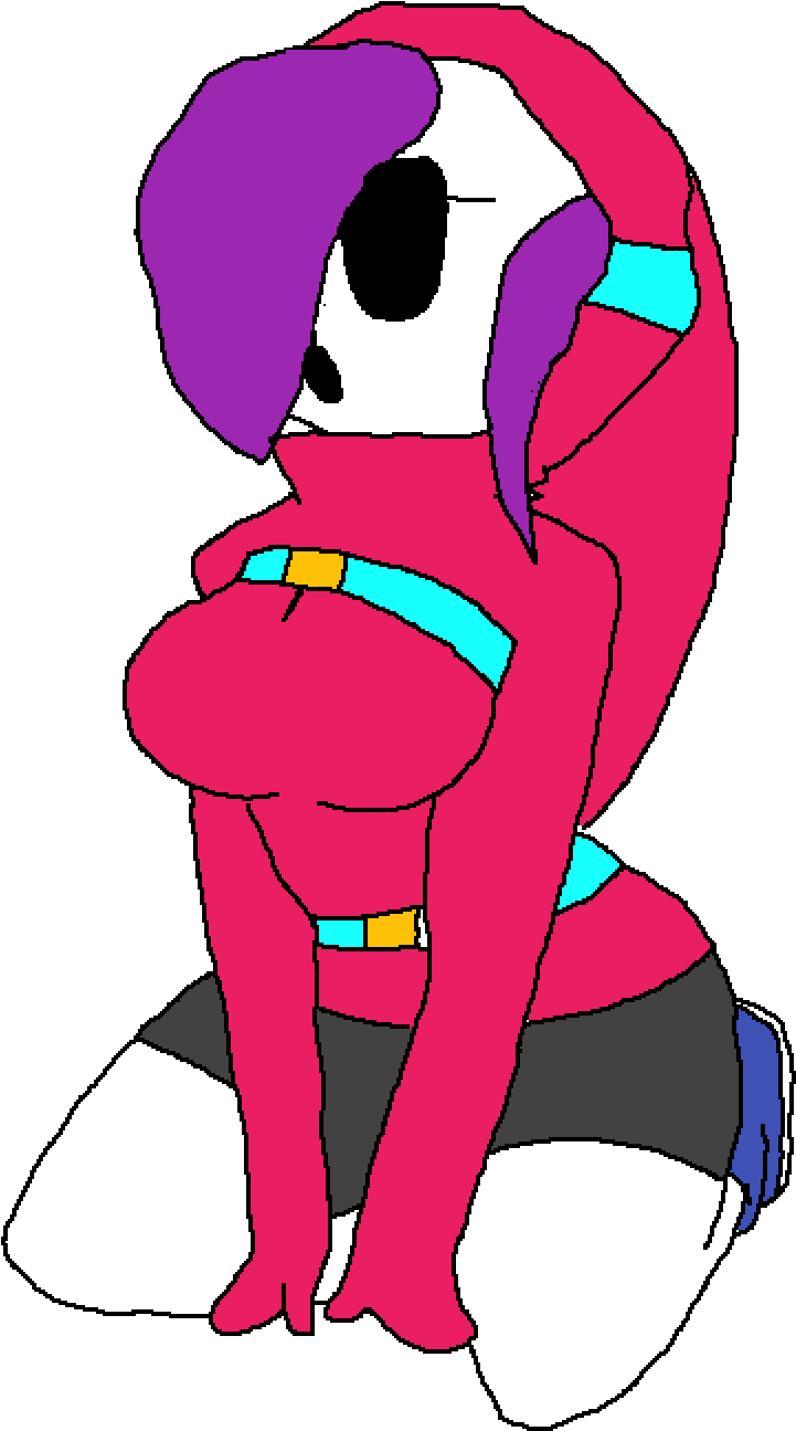 Random Image From User - Pink Frog Cartoon Clipart (500x700), Png Download