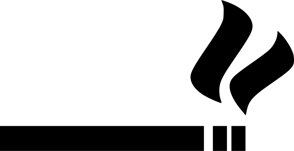 Smoke Question Mark Png - Cigarette Icon Png Clipart (980x504), Png Download