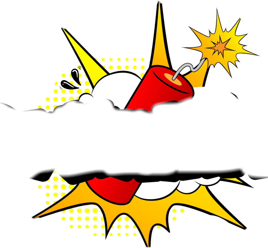 Dynamite Natnat W Sticker Natnatw - Exploding Dynamite Png Clipart (1024x1024), Png Download