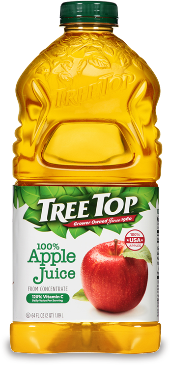 Tree Top Juice 64oz - Treetop Apple Juice Clipart (750x750), Png Download