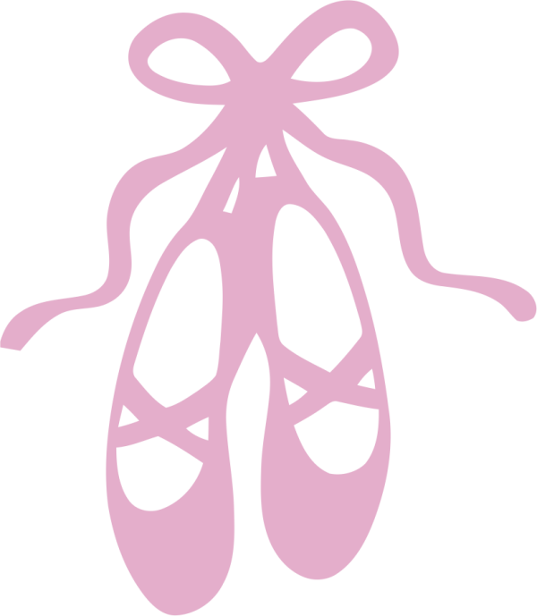 Resultado De Imagem Para Bailarina Silhouette - Sapatinho De Bailarina Png Clipart (600x689), Png Download