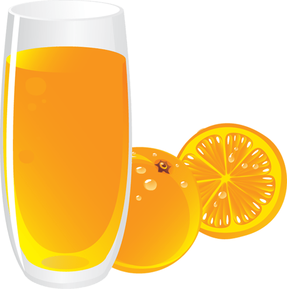 Orange Juice Box Clipart - Orange Juice Clipart Transparent - Png Download (559x563), Png Download