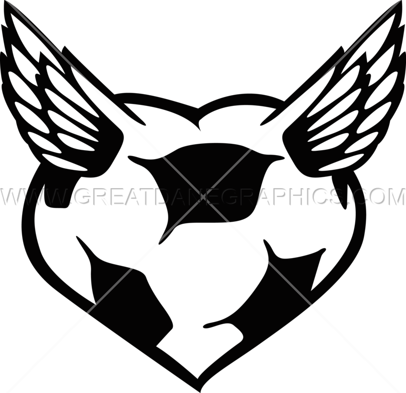 Soccer Heart Png - Soccer Ball With A Heart Clipart (825x798), Png Download