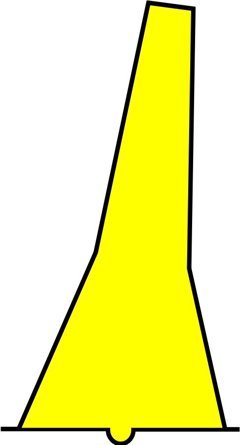 Yellow Computer Icons Symbol Red White - White Clipart (417x750), Png Download