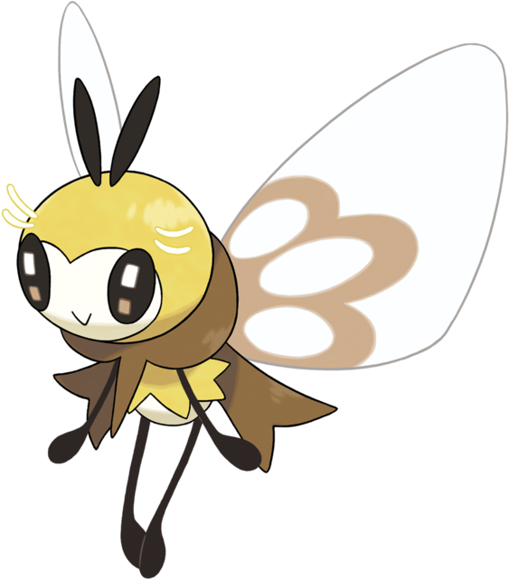 Ribombee - Ribombee Pokemon Clipart (621x688), Png Download