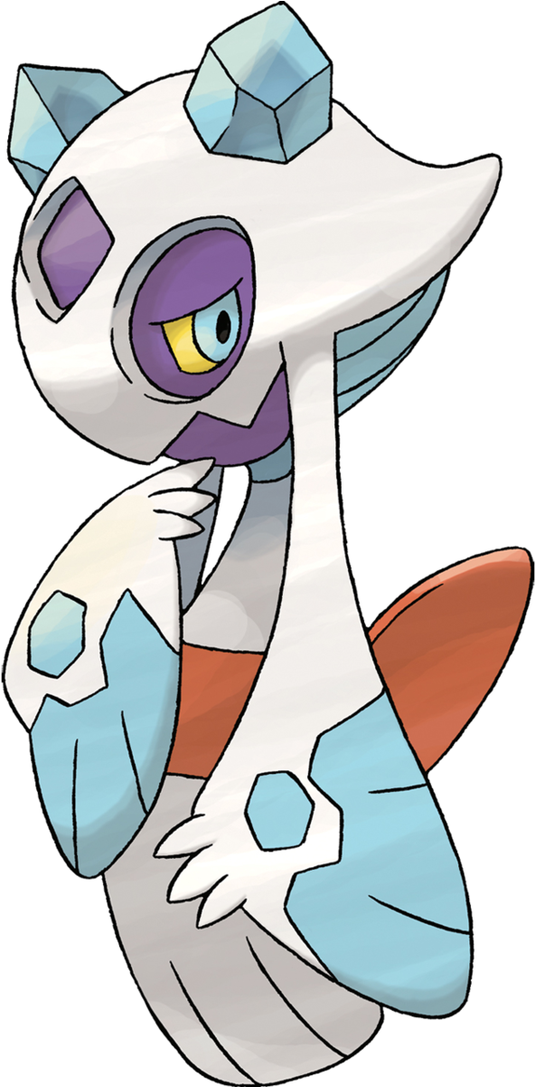 Froslass Sugimori Artwork - Froslass Pokedex Clipart (1200x1200), Png Download