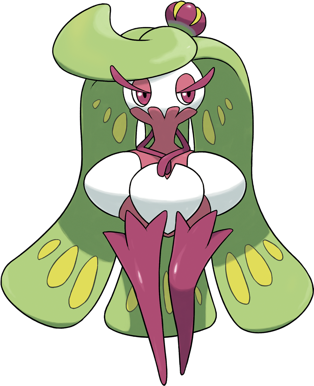 Pokemon Sun Message Board For 3ds - Tsareena Pokemon Clipart (1280x1280), Png Download