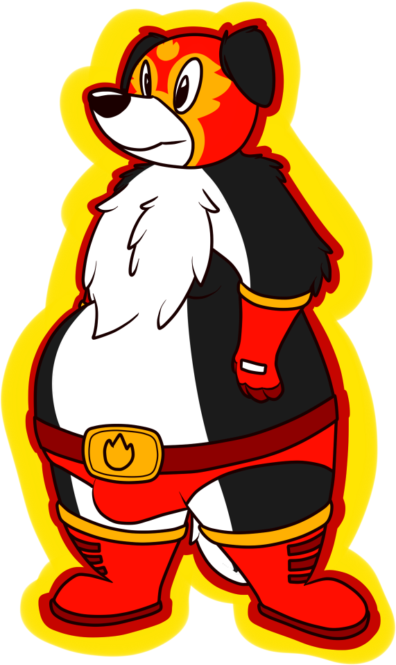 More Border Collie Luchador - Cartoon Clipart (675x1000), Png Download