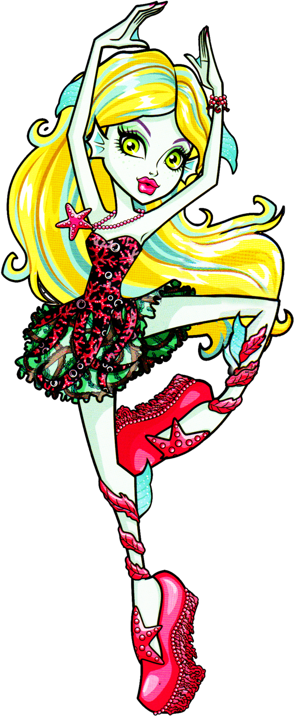Lagoona - Monster High Lagoona Dance Clipart (900x1585), Png Download