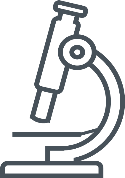 Research Studies - Microscope Clipart (600x600), Png Download