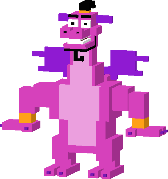 Dragon Genie - Disney Crossy Road Dragon Genie Clipart (578x616), Png Download