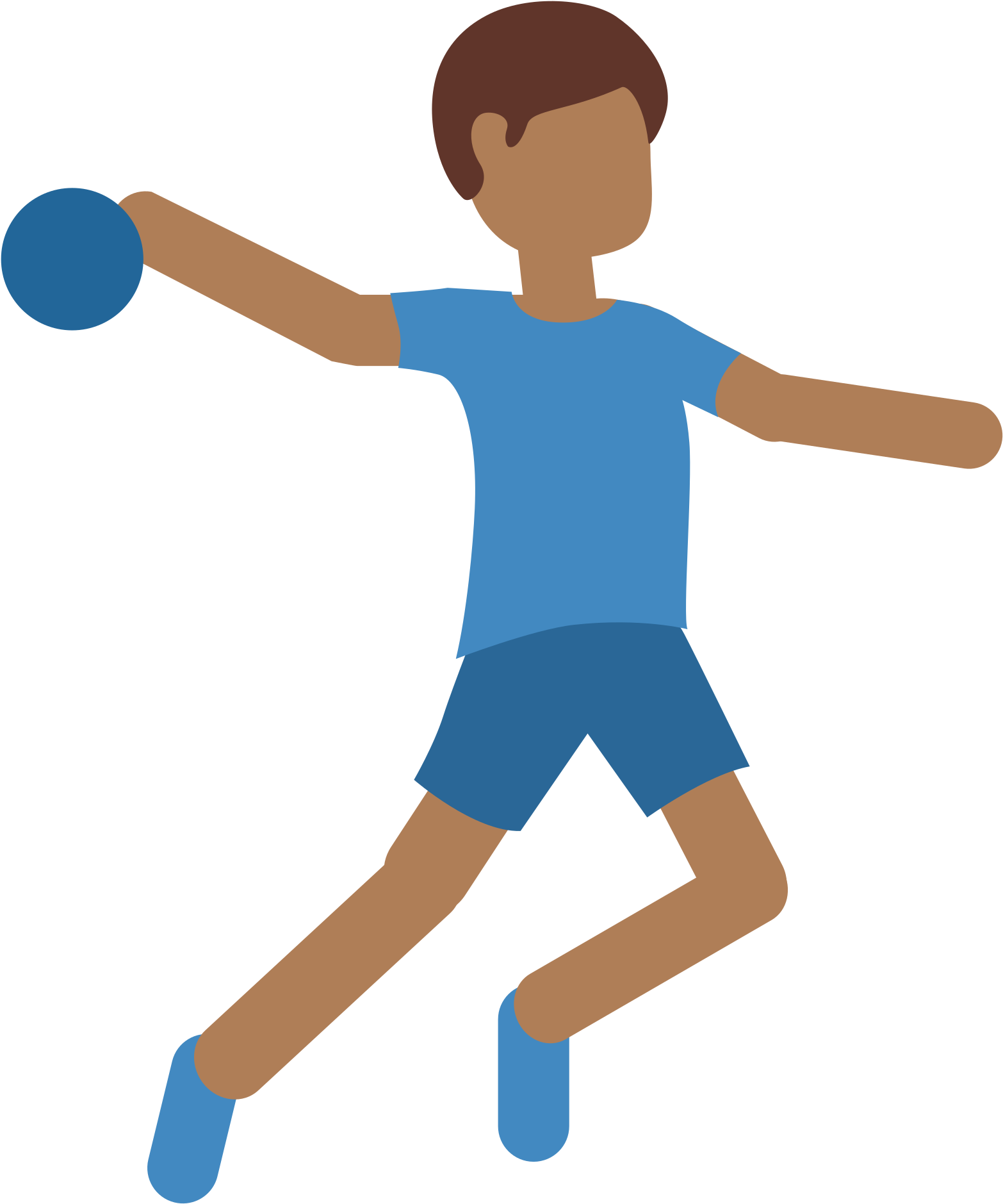 Ks1 Throw That - Handball Clipart (2000x2000), Png Download