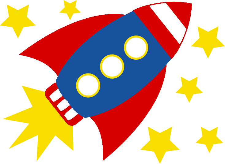Thoughtful Goals For Each Age - Rocket Ship Clipart - Png Download (734x536), Png Download