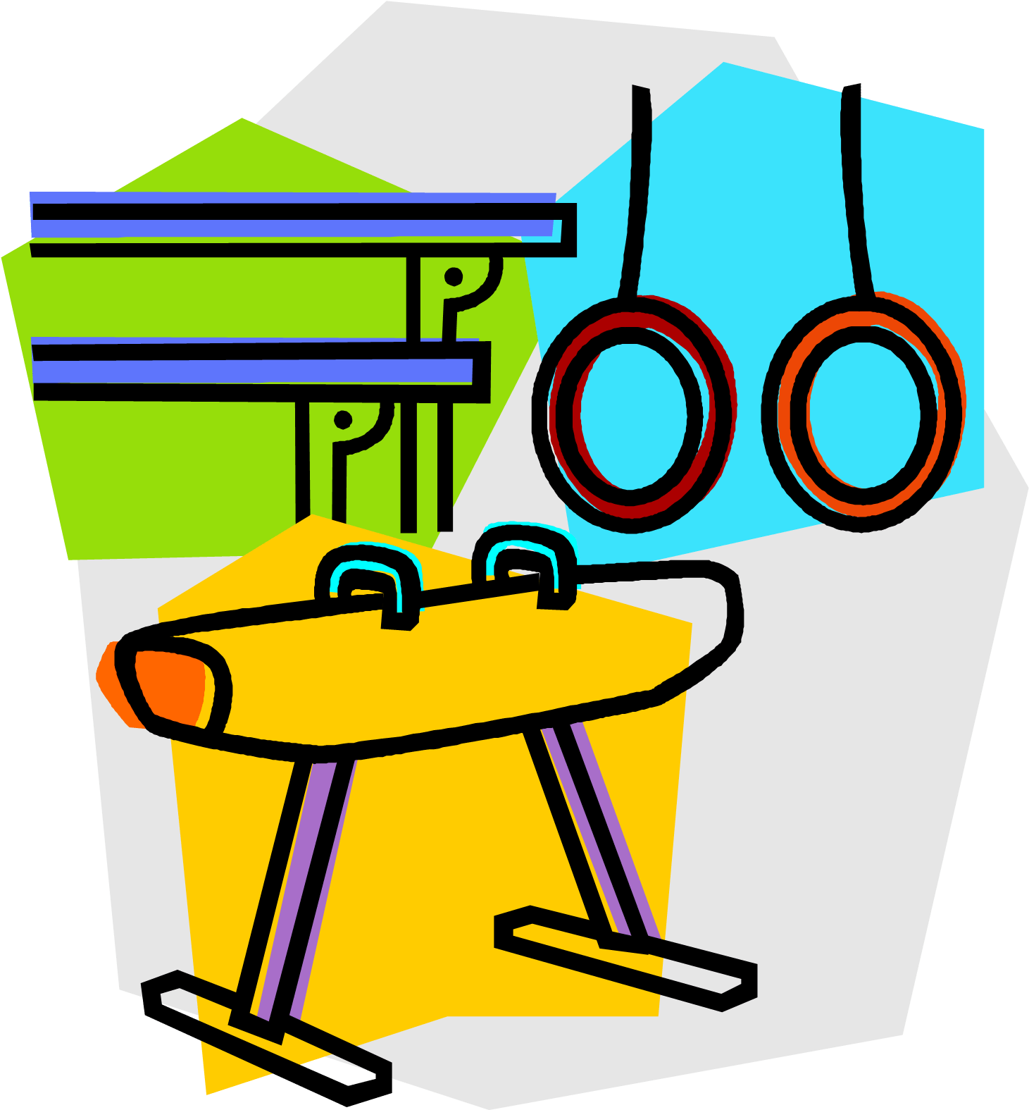 Gym Kinderen Clipart (1472x1607), Png Download