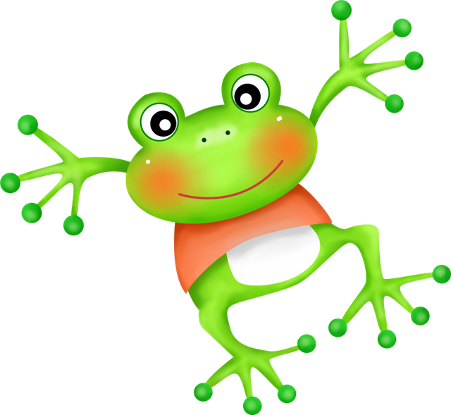 04 Imagens Png Diversas - Cartoon Frog Happy Birthday Clipart (609x561), Png Download