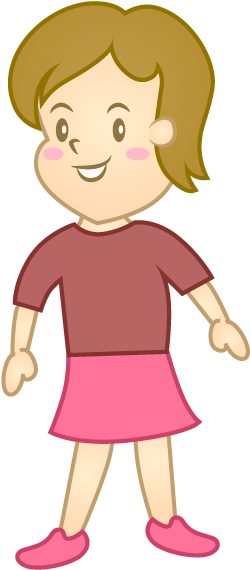 Girl Clipart - Illustration - Png Download (640x640), Png Download