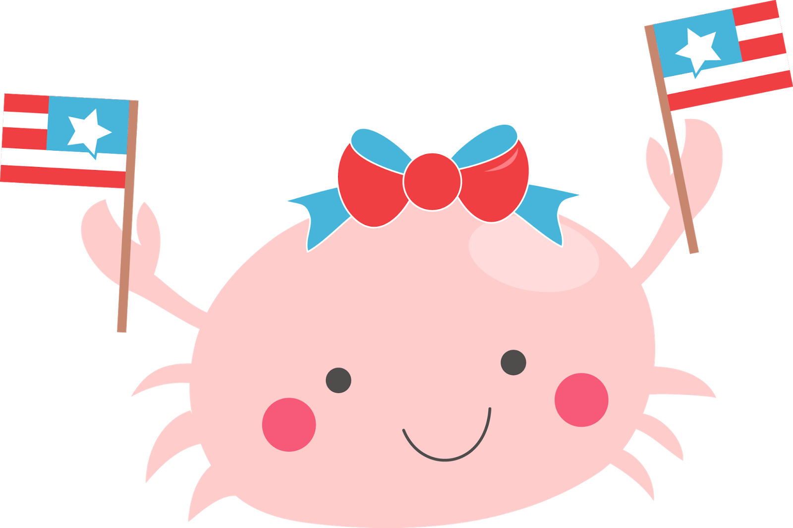 Patrioticgirlycrab Ssl=1 - Clip Art - Png Download (1600x1065), Png Download