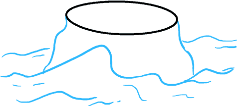 How To Draw Light House Clipart (680x678), Png Download