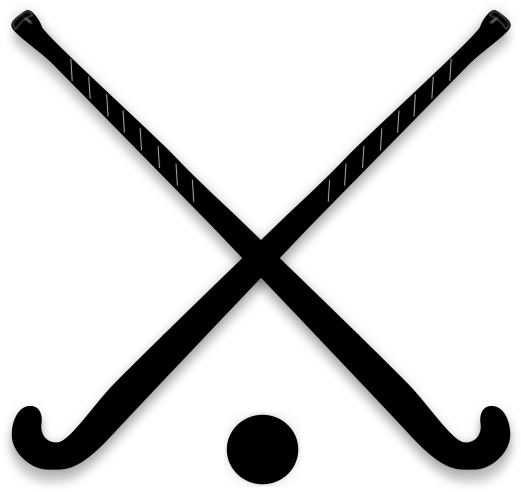 2 Field Hockey Sticks Clipart (600x560), Png Download