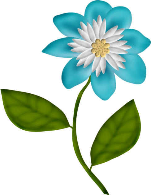 Freebies Fleurs / Flowers Clipart (500x632), Png Download