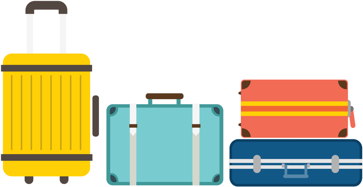 Luggage Clip Graphic Royalty Free Library - Illustration - Png Download (1499x804), Png Download