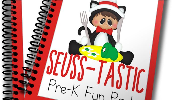 Seuss Inspired Printable For Prek - Cartoon Clipart (800x400), Png Download