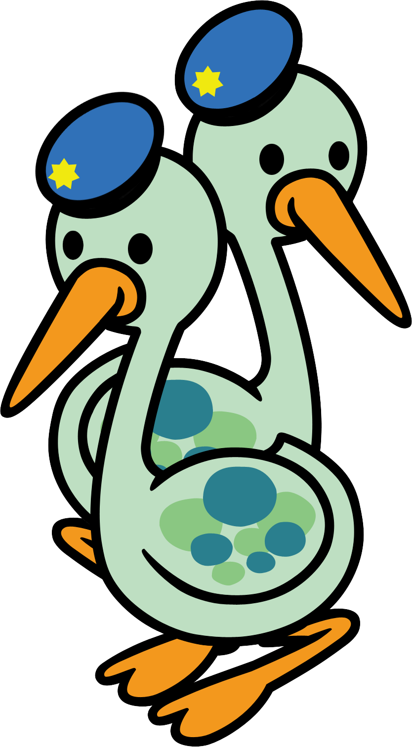 Blue Birds - Rhythm Heaven Arts Clipart (834x1512), Png Download