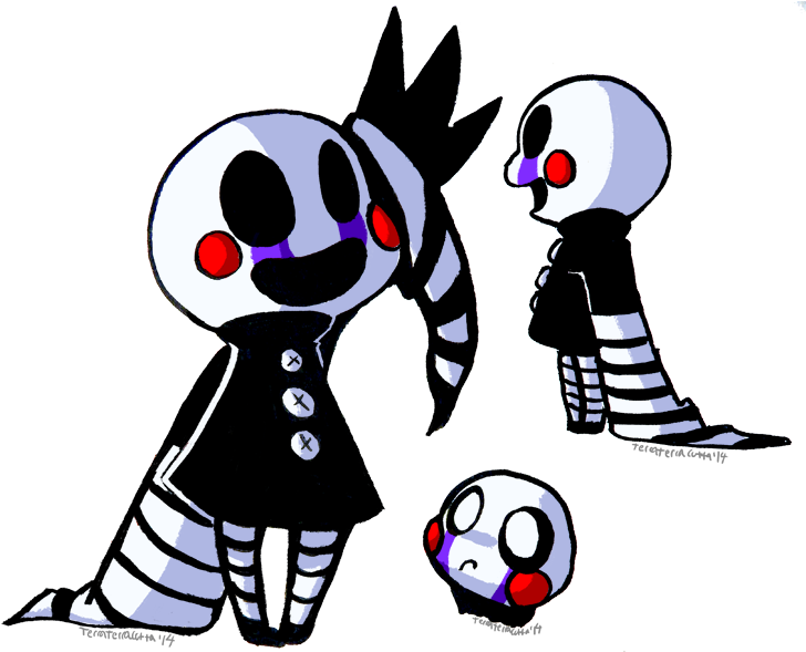 Five Nights At Freddy's 2 Don't Wake Up The Baby - Baby Marionette Clipart (738x592), Png Download